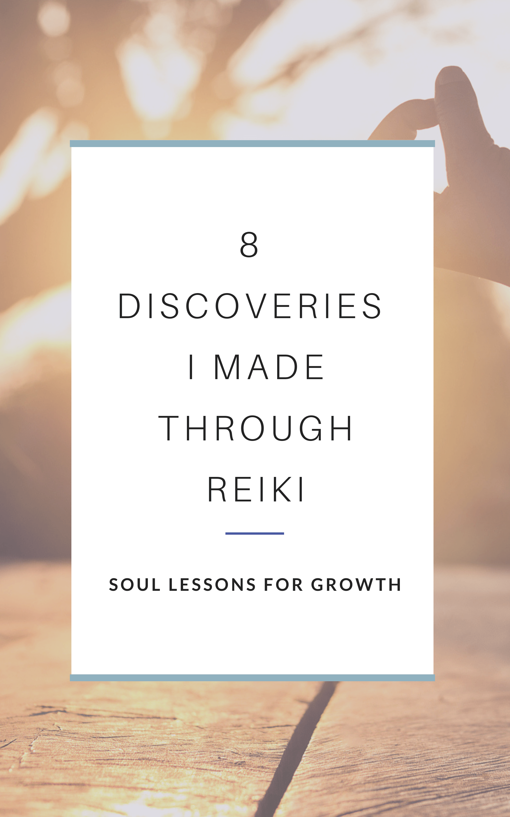 Reiki Lessons - What I Learned from Reiki