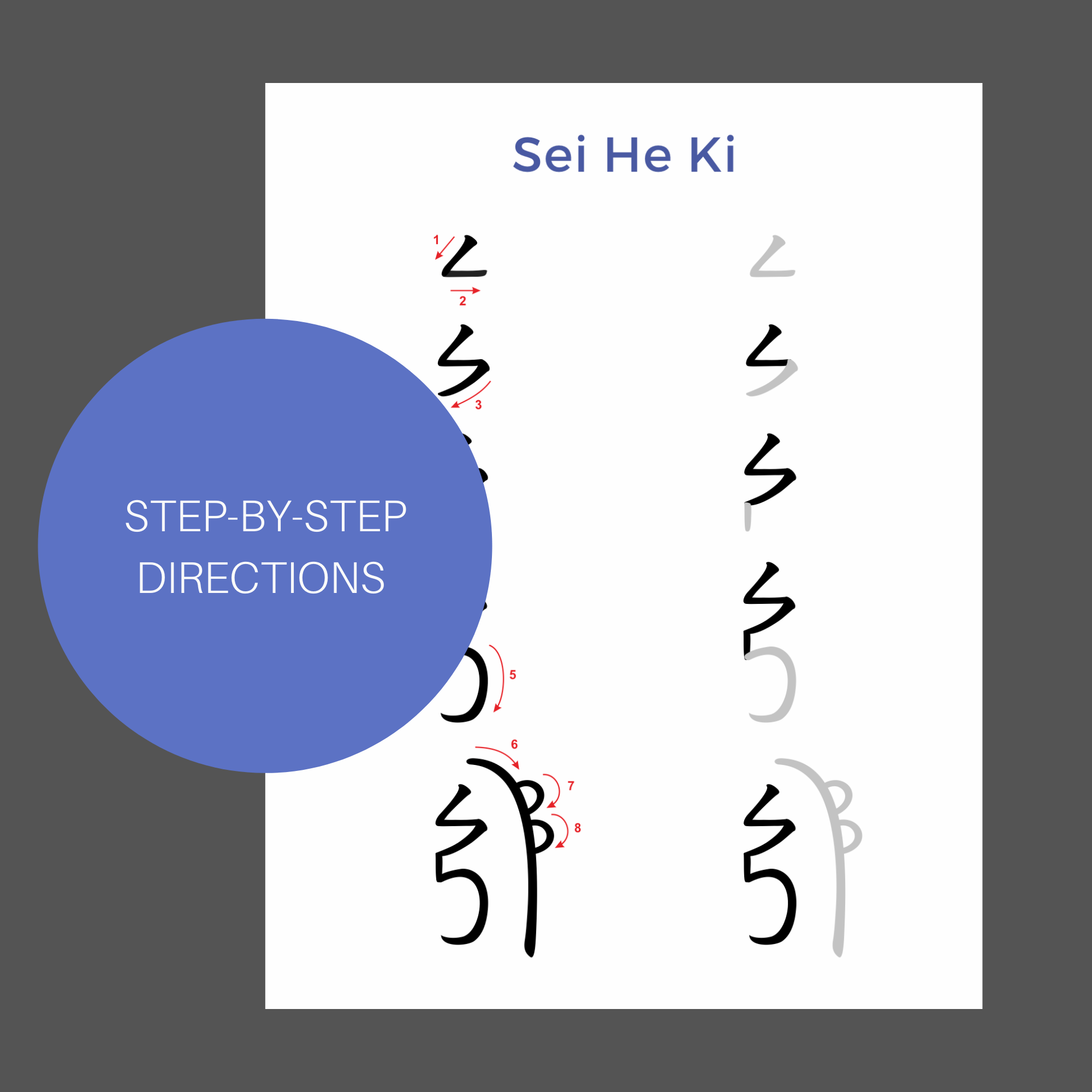 How to Draw Reiki Kanji